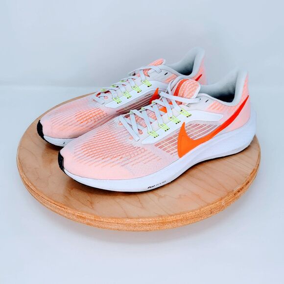 Nike Air Zoom Pegasus 39 White Bright Crimson Running Shoes Men’s 8 - Picture 6 of 12